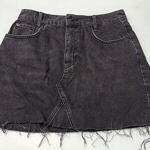 BDG Urban Outfitters Black Denim Mini Skirt